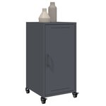 vidaXL Buffet anthracite 36x39x72 cm acier