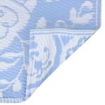 vidaXL Tapis d'extérieur Bleu azuré 80x150 cm PP