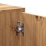 vidaXL Armoire d'angle chêne artisanal 160x40x45 cm bois d'ingénierie