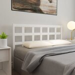 vidaXL Tête de lit blanc 145 5x4x100 cm bois massif de pin