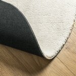 vidaXL Tapis Crème 80x150 cm Antidérapant