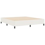 vidaXL Cadre de lit Crème 180x200 cm en tissu côtelé