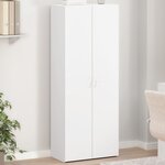 vidaXL Armoire de classement blanc 60x32x153 cm bois d'ingénierie