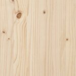 vidaXL Cadre de lit sans matelas 100x200 cm bois massif de pin