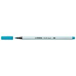 Feutre pinceau pen 68 brush  bleu clair stabilo