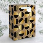 Sac cadeau grand format ronds anses blanches - draeger paris