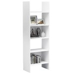 vidaXL Bibliothèque Blanc 60x35x180 cm Bois d’ingénierie