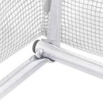 vidaXL Serre avec cadre en acier blanc 80 m² 20x4x2 m