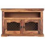 vidaXL Meuble TV 90x30x60 cm Bois solide
