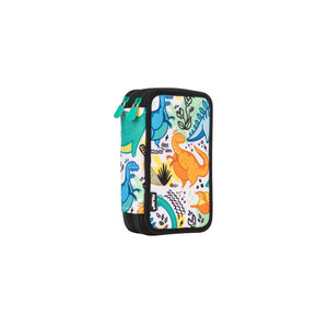 Plumier 2 compartiments avec contenu série spéciale Dinos