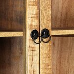 vidaXL Buffet 100 x 40 x 175 cm Bois de manguier massif
