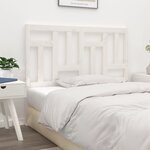 vidaXL Tête de lit Blanc 205 5x4x100 cm Bois massif de pin