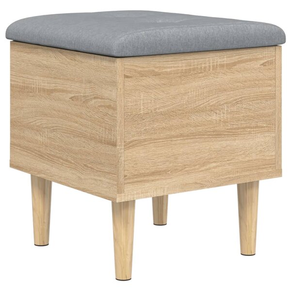 vidaXL Banc de rangement chêne sonoma 42x42x46 cm bois d'ingénierie
