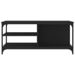 vidaXL Table basse Noir 100x50x45 cm Bois d'ingénierie