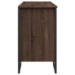 vidaXL Armoire lavabo de salle de bain chêne marron 91x35x60 cm