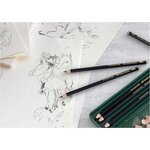 Crayon graphite PITT GRAPHITE Matt  dureté 12B FABER-CASTELL