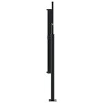 vidaXL Auvent latéral rétractable marron 100x500 cm