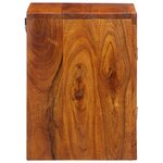 vidaXL Table de chevet 35x30x40 cm Bois massif Acacia