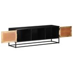 vidaXL Meuble TV 120x30x40 cm Bois de manguier brut