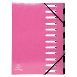 Trieur Harmonika Iderama 12 Compartiments - Couleurs Assorties - X 8 - Exacompta
