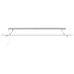Store Rétractable automatique vidaXL Gris clair 300x250 cm