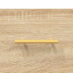 vidaXL Meuble TV Chêne sonoma 80x36x50 cm Bois d'ingénierie