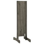 vidaXL Clôture en treillis de jardin Gris 150x80 cm Bois de sapin