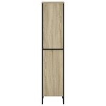 vidaXL Bibliothèque chêne sonoma 50x31x137 5 cm bois d'ingénierie