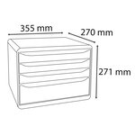 Module De Classement Big Box Plus Horizon 5 Tiroirs Iderama - Arlequin - Exacompta