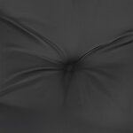 vidaXL Coussins de palette lot de 2 noir tissu