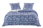 Parure de lit Noël 240 x 220 cm - Bleu