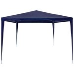 vidaXL Tente de réception 3x4 m PE Bleu