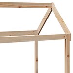 vidaXL Lit de jour avec toit 90x200 cm bois de pin massif