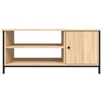 vidaXL Meuble TV chêne sonoma 100x40x45 cm bois d'ingénierie