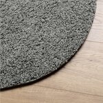 vidaXL Tapis shaggy PAMPLONA poils longs moderne vert Ø 100 cm