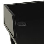 vidaXL Bureau Noir 80x50x84 cm