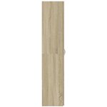 vidaXL Armoire de classement chêne sonoma 60x32x153 cm bois ingénierie