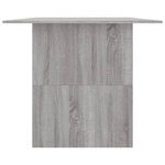 vidaXL Table à dîner sonoma gris 180x90x76 cm bois d'ingénierie