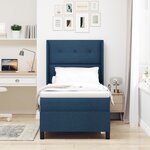 lit de relaxation vidaXL avec matelas et LED bleus 80x200 cm en tissu