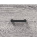 vidaXL Meuble TV Sonoma gris 80x36x50 cm Bois d'ingénierie