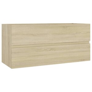 vidaXL Armoire d'évier Chêne sonoma 100x38 5x45 cm Bois d'ingénierie