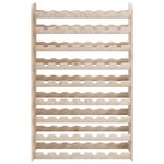 vidaXL Casier à vin 72 5x25x111 5 cm Bois de pin massif
