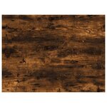 vidaXL Étagères murales 4 Pièces chêne fumé 40x30x1 5cm bois d'ingénierie