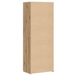 vidaXL Highboard artisan en chêne 70x42.5x185 cm en bois d'ingénierie