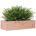 vidaXL Jardinière 90x40x23 cm bois massif douglas