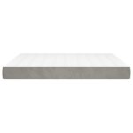 vidaXL Matelas de lit à ressorts ensachés 160x210x20 cm velours