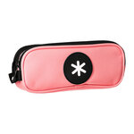 Trousse scolaire antartik ovale 2 compartiments         210x60x80mm coloris corail