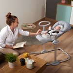 Beaba Transat balancelle hauteur réglable Relax Up&Down III Gris