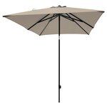 Madison Parasol de jardin Moraira 230x230 cm écru