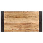 vidaXL Table de salle à manger 180x90x76 cm Bois de manguier massif